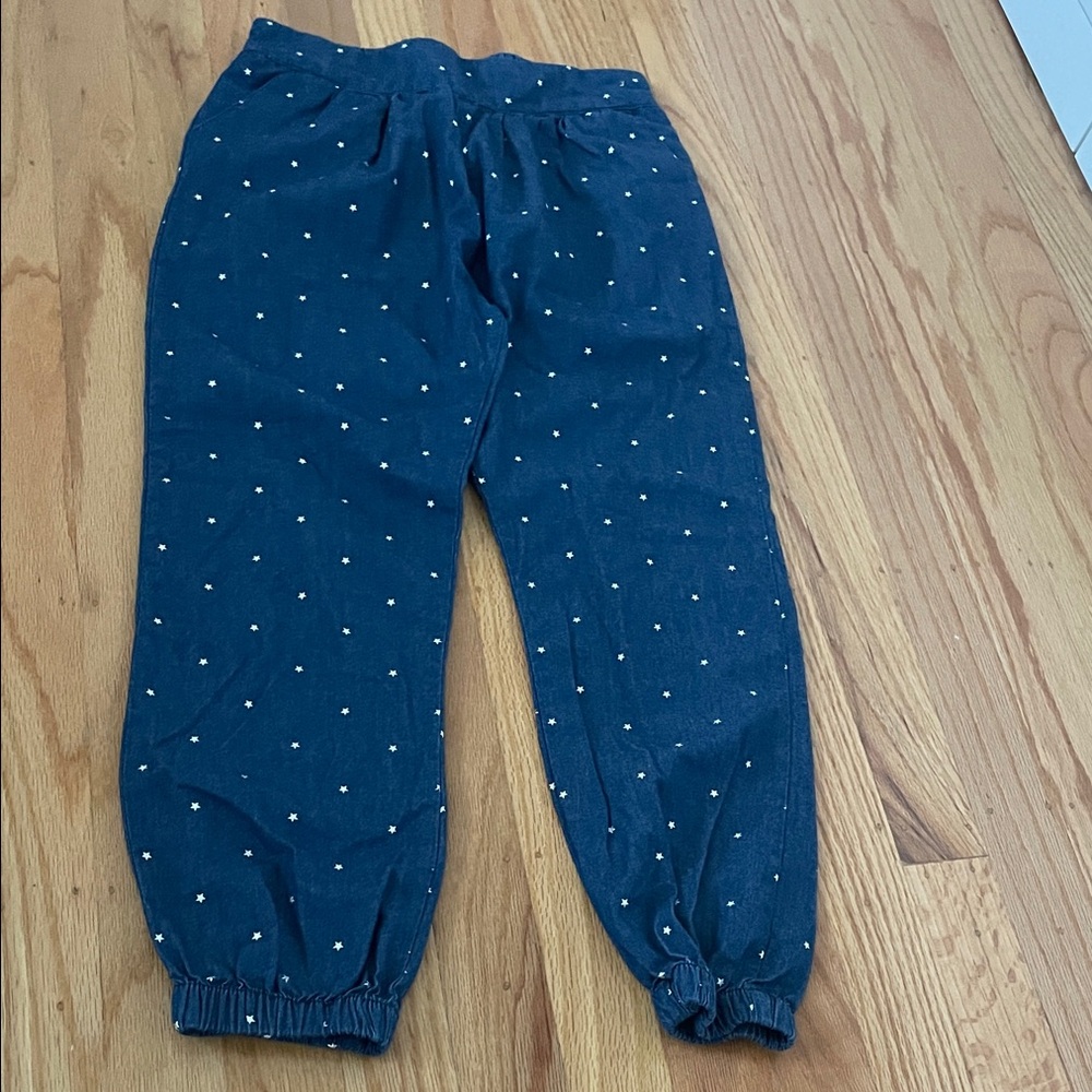Cotton On Kids Navy Joggers with Mini Silver  Stars